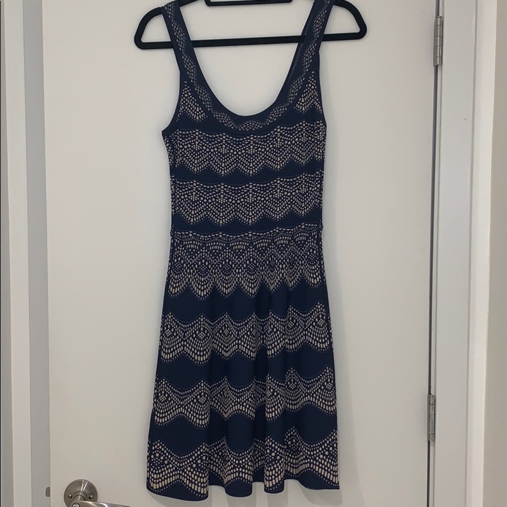BCBG Cyndi Knit Jacquard Dress
